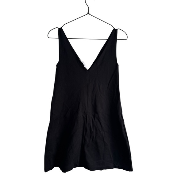 Everlane The Deep V-Neck A-Line Mini‎ Dress - Picture 1 of 5